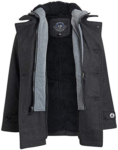 Urban Republic Boys' Hooded Peacoat Urban Republic Boys' Hooded Peacoat